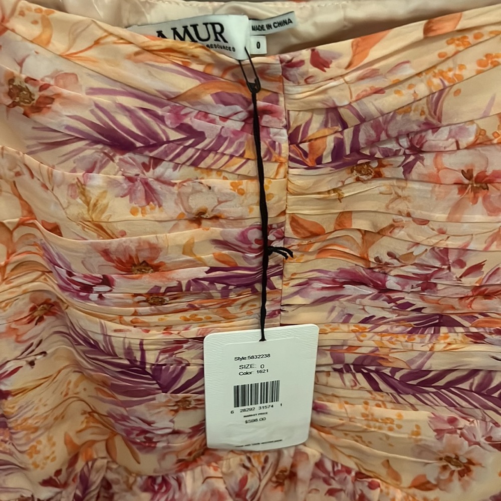 Fie Floral Silk Maxi Skirt by AMUR - Picture 9 of 10